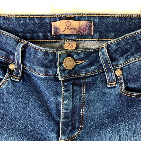 Paige Jeans Peg Super Skinny Medium Wash - Picture 5 of 10